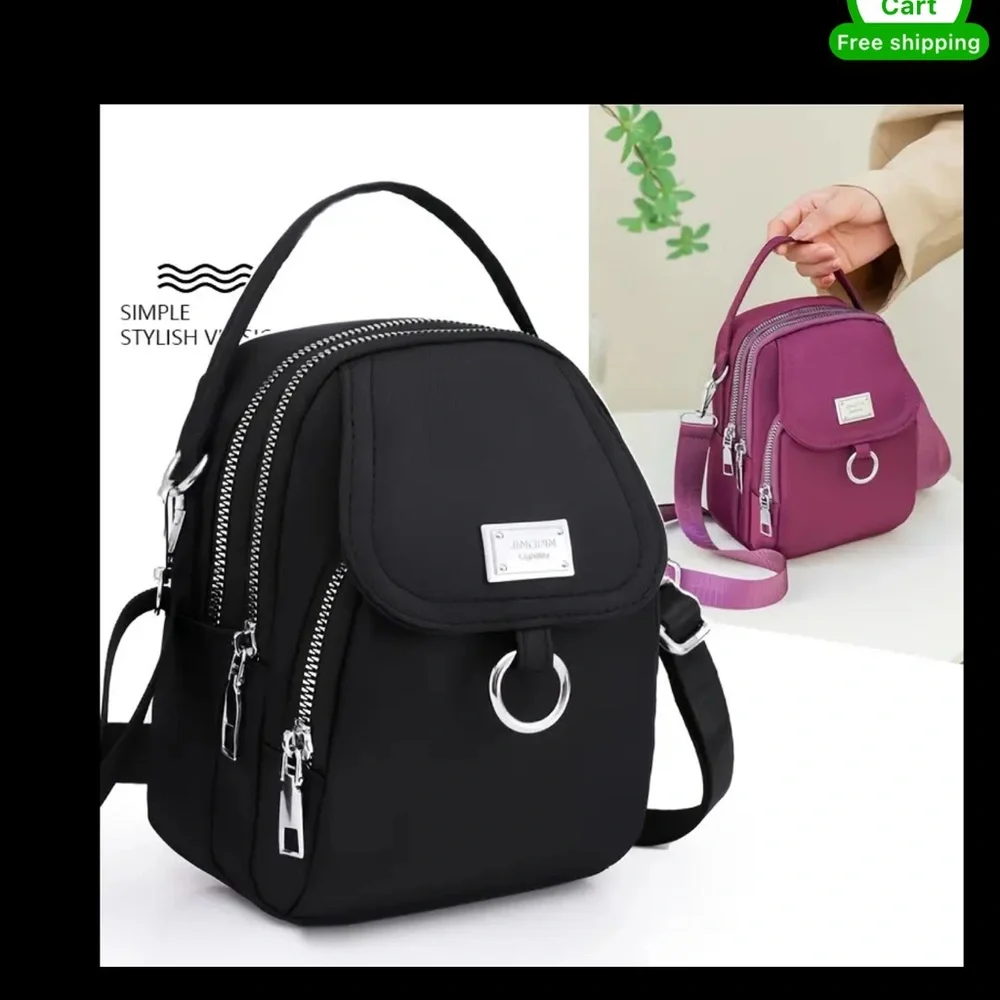 Light Green Crossbody Bag, has adjustable removable crossbody strap~New in pack. - Picture 4 of 7